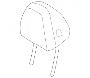 Headrest front left BMW X3 G01 18-21 leather, beige