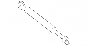 Trunk lid shock absorber left Subaru Legacy 15-19