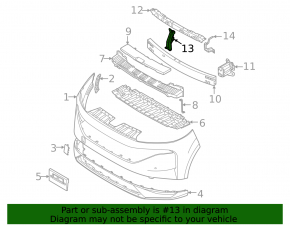 Nissan Murano Z53 25-26 Hood Lock Plate