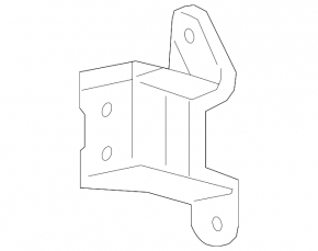 Lower front left door hinge for a Honda CRV 12-16