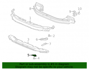 Honda Civic XI FE/FL 22-26 Front Bumper Cap, Lower Right