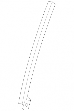 Acura TLX 15 Front Left Door Glass Guide - Rear