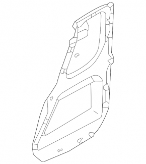 Mitsubishi Outlander 22-25 front left door panel large