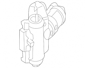 Parking brake actuator rear right VW Touareg 11-17