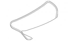 Nissan Versa 12-19 usa trunk lid seal