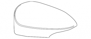 Right mirror cover for Toyota Corolla 14-19