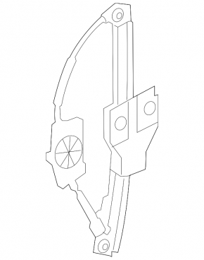 Window lifter with motor rear right Audi A4 B8 08-16 sedan