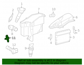 Knock Sensor Lexus RX350 16-22 2GR-FKS