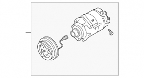 Air Conditioning Compressor Infiniti FX35 03-08