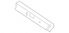 Hyundai Sonata 15-17 Clock Panel Without Radio Control