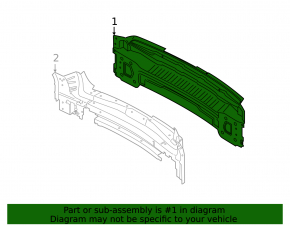 Porsche Cayenne 19-26 Rear Panel (2-Piece)