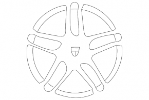 Wheel disk R18 x 9J Porsche Macan 15-18