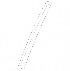 Door trim side rear left Mercedes C-class W205 15-21 rear