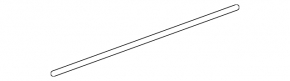 Molding door-glass center front left Mercedes R-class W251 06-13