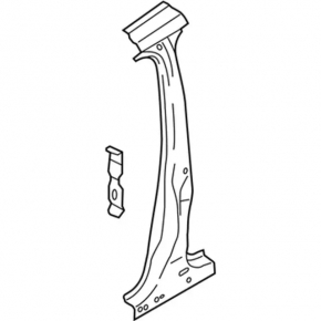 Body pillar central left Ford C-max MK2 13-18 sawed off