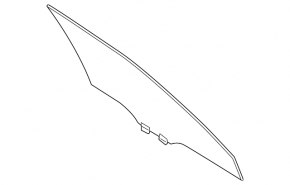 Front left door glass Mazda CX-9 16 - triplex