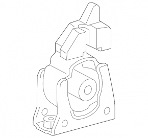 Front engine mount Lexus CT200h 11-17