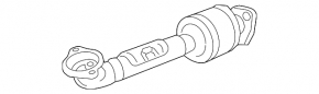 Intake pipe with catalytic converter Honda CRV 12-14 2.4