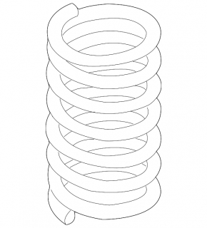 Rear left spring for Subaru XV Crosstrek 13-15