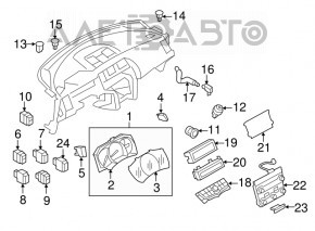 Instrument cluster Nissan Murano z51 09-14 USA