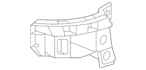 Rear bumper mount, inner right, VW Taos 22-25