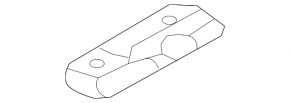 Door sill bracket right Volvo XC90 16-23