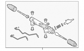 Toyota Sequoia 08-16 steering rack