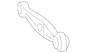 Rear left transverse control arm Lexus LS460 LS600h 07-17 lower