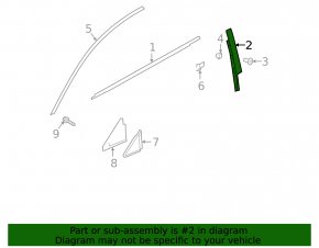 Door trim side front right Audi A6 C8 19-