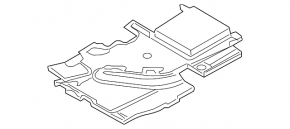 Audi Q7 4L 10-15 Battery Fuse Box Cover