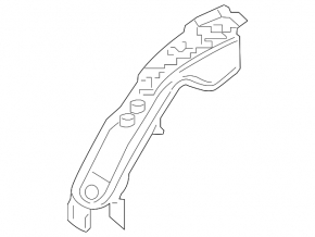 TV bracket, right eyelash, Toyota RAV4 Prime 21-24 JP built