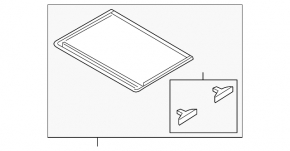 Sunroof Curtain for VW Passat B8 16-19 USA Beige