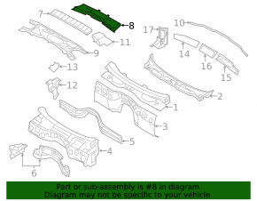 BMW 335i e92 07-13 cabin filter housing assembly