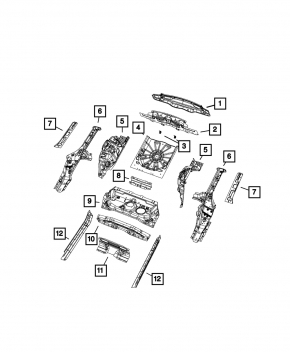 Jeep Compass 17-24 Rear Panel Interior