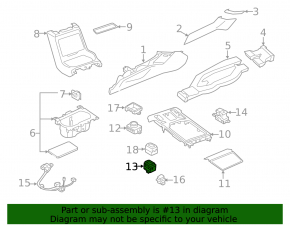 Seat heating buttons Subaru Forester 19-24 SK