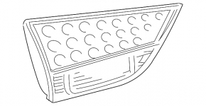 Right inner tailgate light for Mitsubishi Outlander 2007-2013