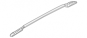 Roof rails 2 pcs Kia Sorento 10-15 chrome, butts, swollen chrome, no 1 plug