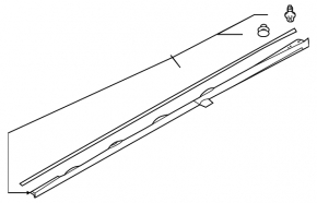 Threshold left Subaru Forester 19- SK structure