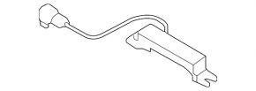 Antenna keyless rear bumper Hyundai Sonata 15-19