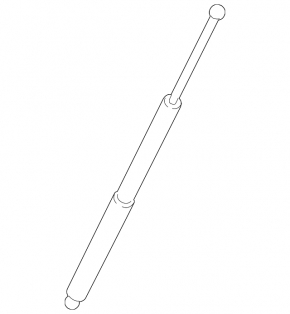 Right hood shock absorber for Porsche Panamera 10-16