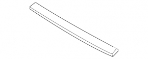 Central radiator deflector for Porsche Cayenne 19-23 2.9T, 3.0T under radar