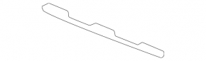 Upper right grille molding for Mercedes GLC 300 20-22 chrome