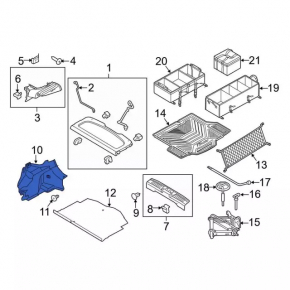 Arch trim right Ford Fiesta 11-19 5d