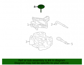 Lincoln MKZ 15-16 Spare Tire Mount