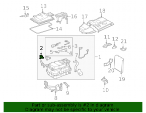 Shock sensor Lexus RX400h 06-08