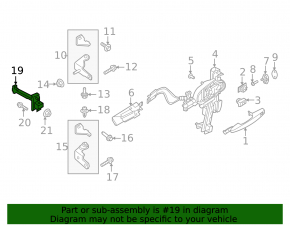 Door Limiter Front Left Ford Escape MK4 20-24