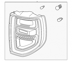 Right lamp Ford Bronco Sport 21-25