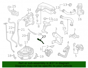 Lambda probe second VW Jetta 13-16 USA 1.4T hybrid