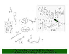 Fuel Tank Ventilation Valve VW Jetta 11-18 USA