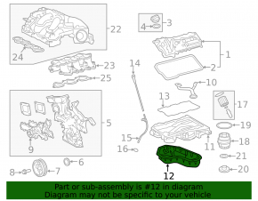 Toyota Highlander 20-22 3.5 Oil Pan
